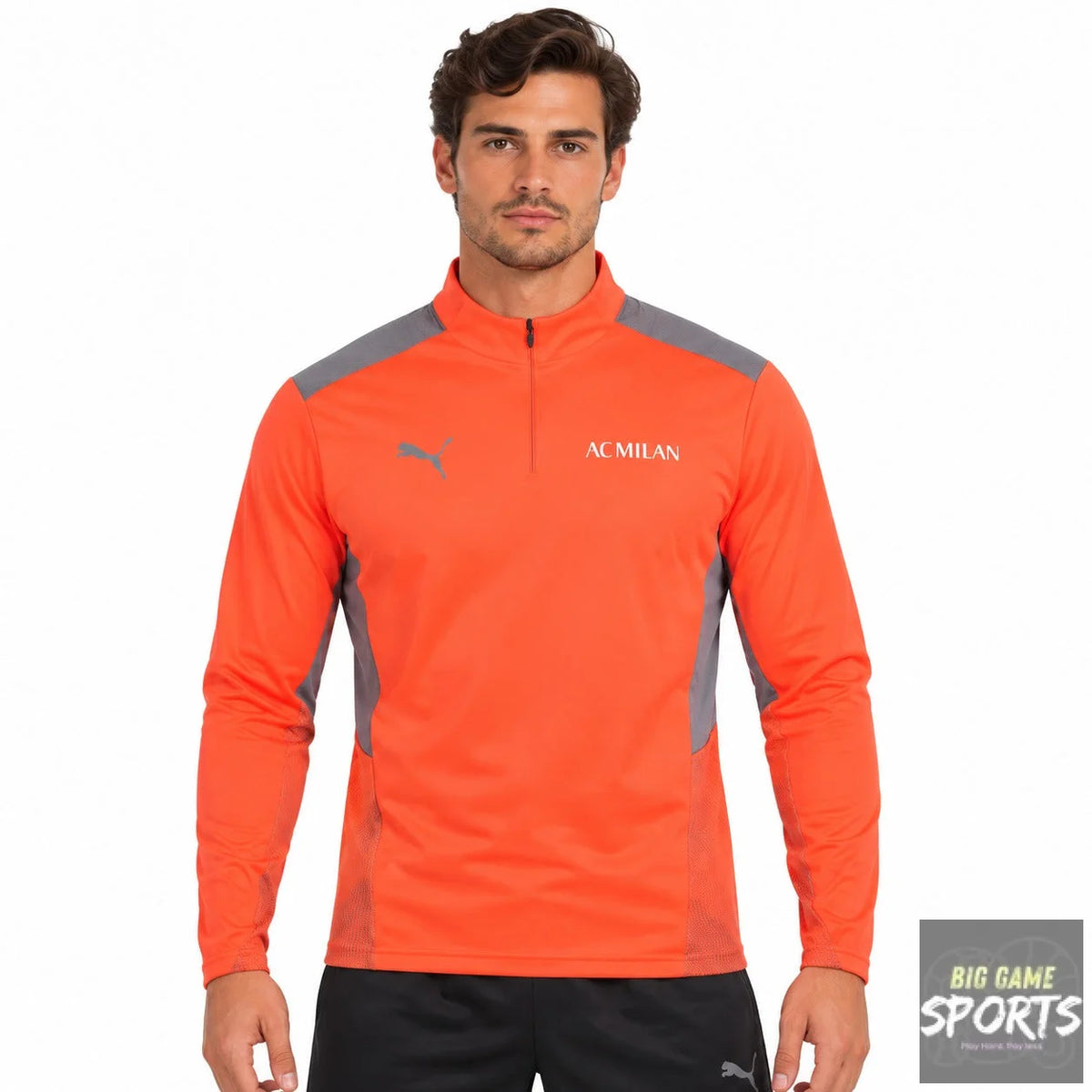 Puma AC Milan Football Men’s 2021/2022 Pro Training 1/4 Zip Top - M - Jackets