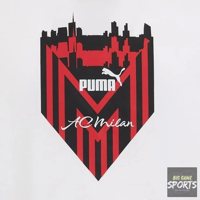 Puma AC Milan Football Men’s 2023/2024 FtblIcons Cotton T-Shirt - T-Shirts