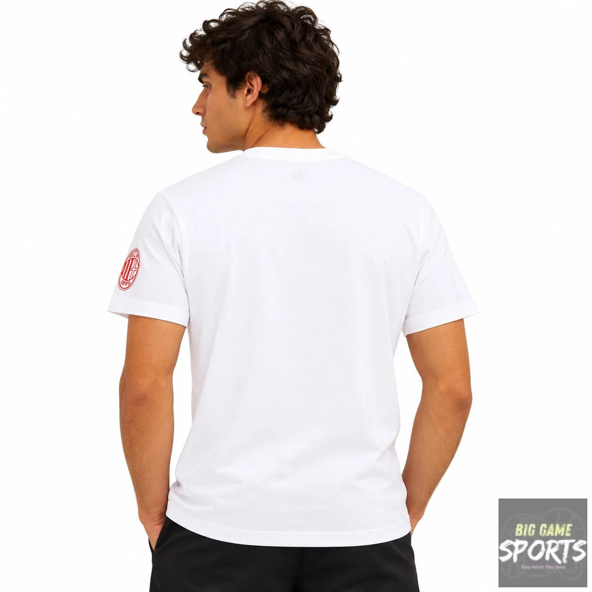 Puma AC Milan Football Men’s 2023/2024 FtblIcons Cotton T-Shirt - T-Shirts