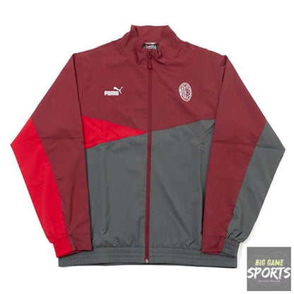 Puma AC Milan Football Men’s 2023/2024 Full Zip Woven Track Jacket - Jackets