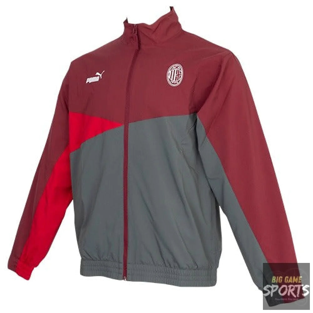 Puma AC Milan Football Men’s 2023/2024 Full Zip Woven Track Jacket - Jackets