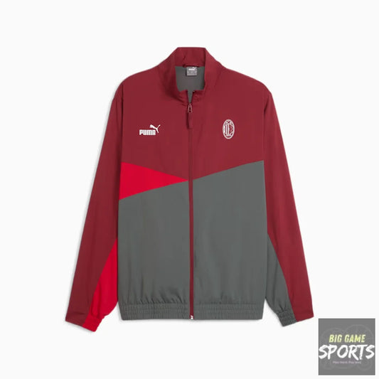 Puma AC Milan Football Men’s 2023/2024 Full Zip Woven Track Jacket - Jackets