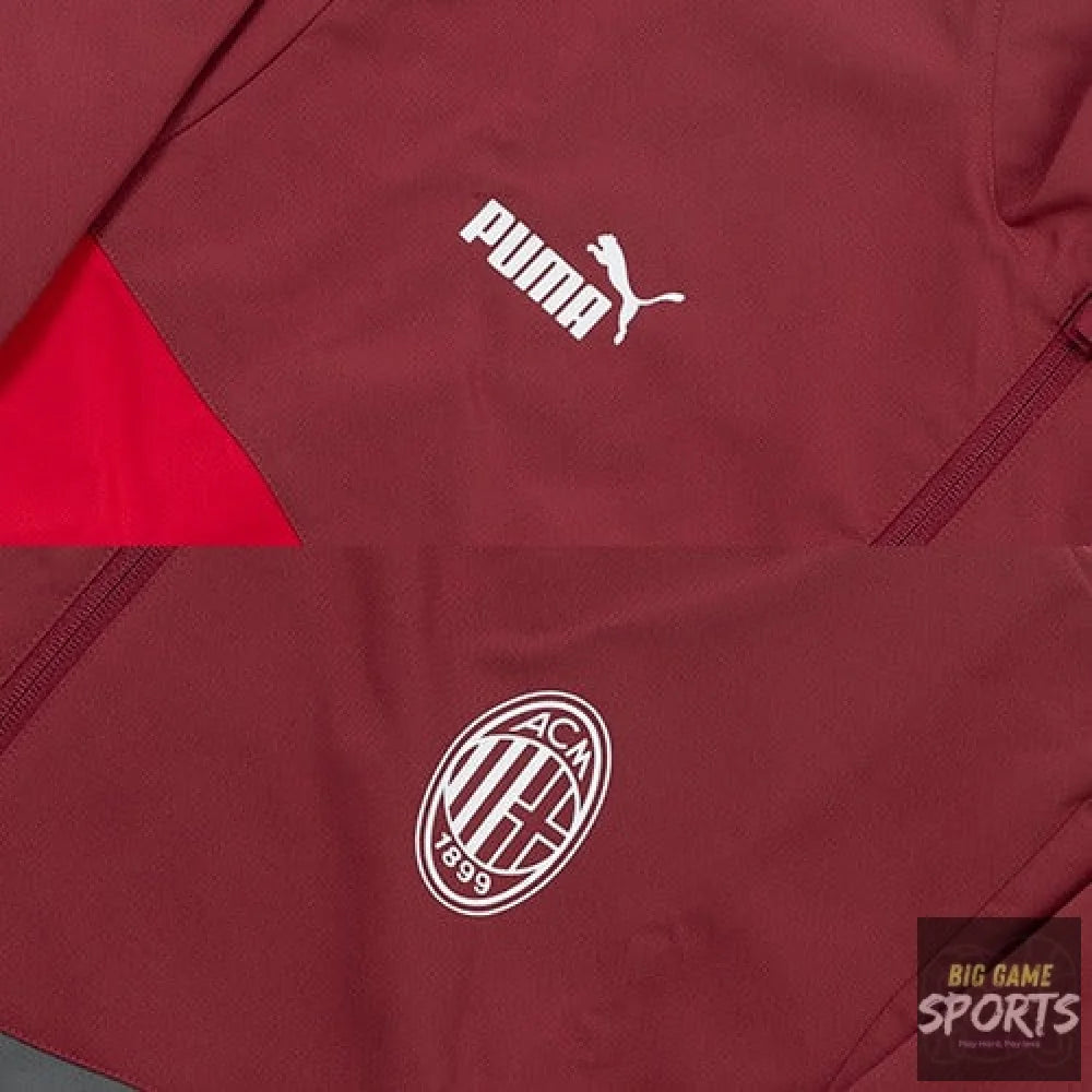 Puma AC Milan Football Men’s 2023/2024 Full Zip Woven Track Jacket - Jackets