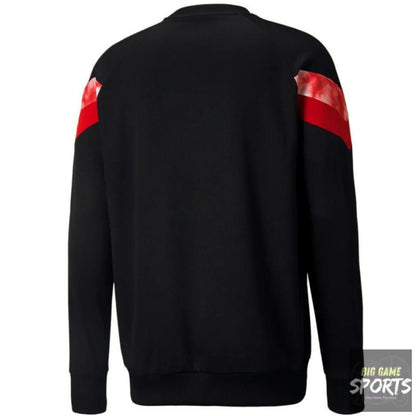 Puma AC Milan Men’s 2023/2024 Iconic MCS Crew Sweatshirt - S - Sweatshirts