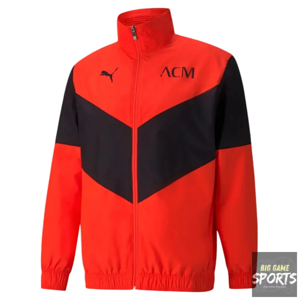 Puma AC Milan Men’s 2023/2024 Pre Match Jacket - XL - Jackets