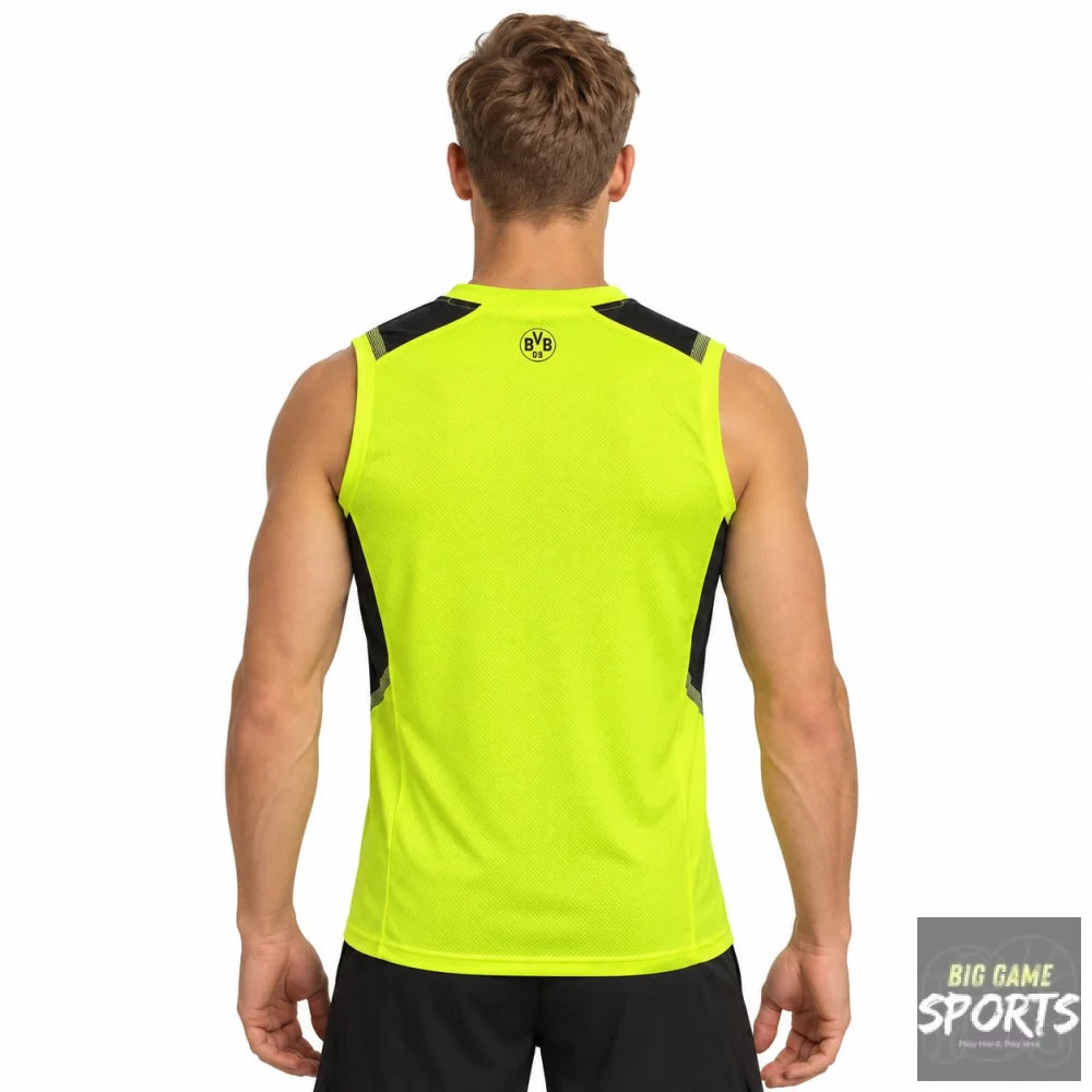 Puma BVB Borussia Dortmund Football Men’s 2021/2022 Training Singlet - S - Tank Tops & Singlets