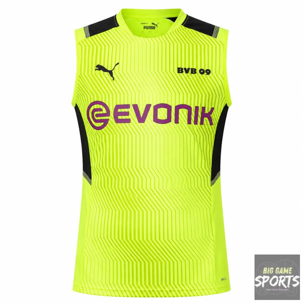 Puma BVB Borussia Dortmund Football Men’s 2021/2022 Training Singlet - S - Tank Tops & Singlets