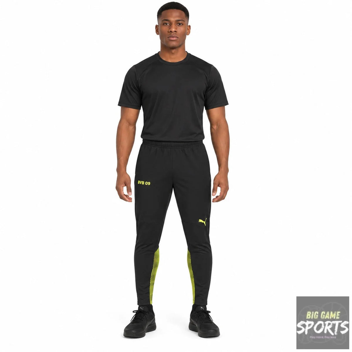 Puma BVB Borussia Dortmund Football Men’s 2022/2023 Pro Training Pants - S - Tracksuit Bottoms