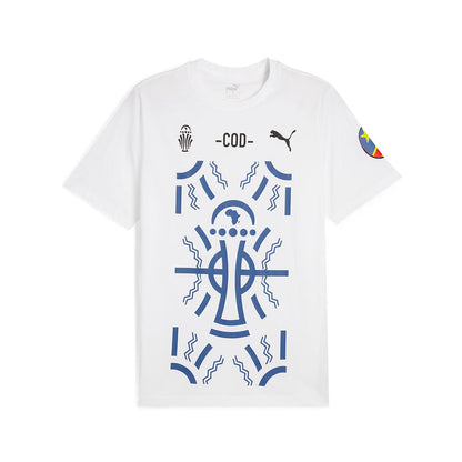 Puma CAF DR Congo FECOFA TotalEnergies AFCON Supporters T-Shirt - T-Shirts