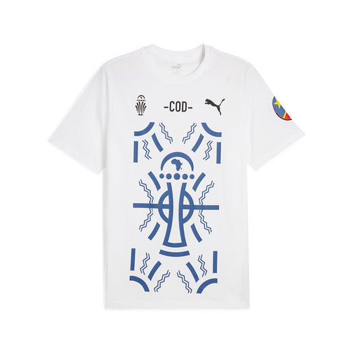 Puma CAF DR Congo FECOFA TotalEnergies AFCON Supporters T-Shirt - T-Shirts