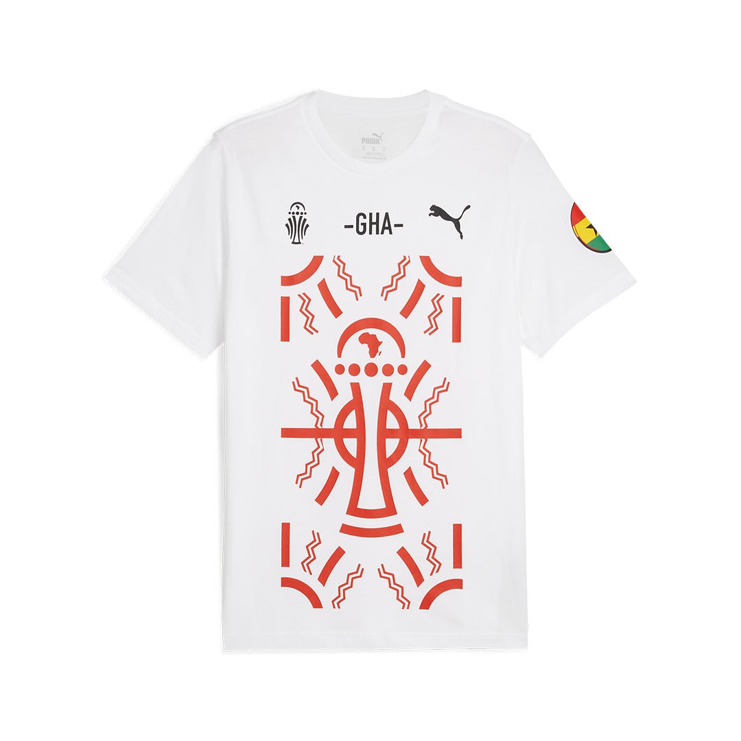 Puma CAF Ghana GFA TotalEnergies AFCON Supporters T-Shirt - T-Shirts