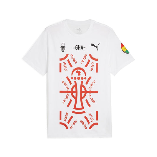 Puma CAF Ghana GFA TotalEnergies AFCON Supporters T-Shirt - T-Shirts