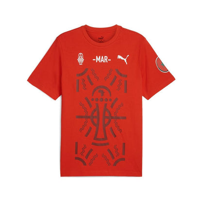 Puma CAF Morocco FRMF TotalEnergies AFCON Supporters T-Shirt - T-Shirts