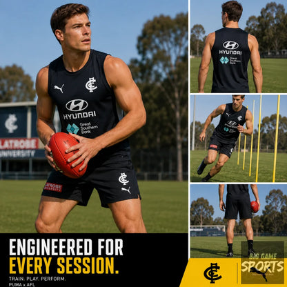 Puma Carlton FC Men’s 2023 Training Singlet - S - Tank Tops & Singlets