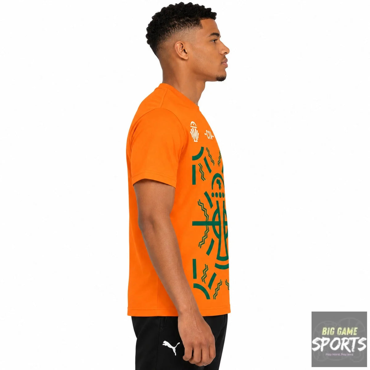 Puma FIF Ivory Coast TotalEnergies 2023 AFCON Supporters T-Shirt - S - T-Shirts