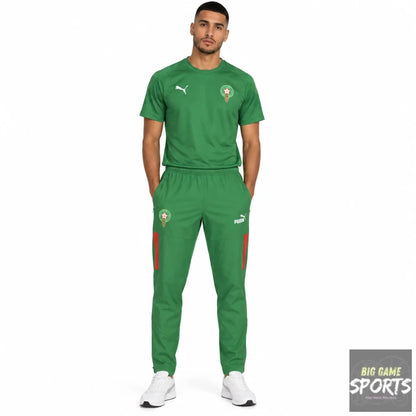 Puma FRMF Morocco Football Men’s 2022/2023 Pre Match Woven Pants - Tracksuit Bottoms
