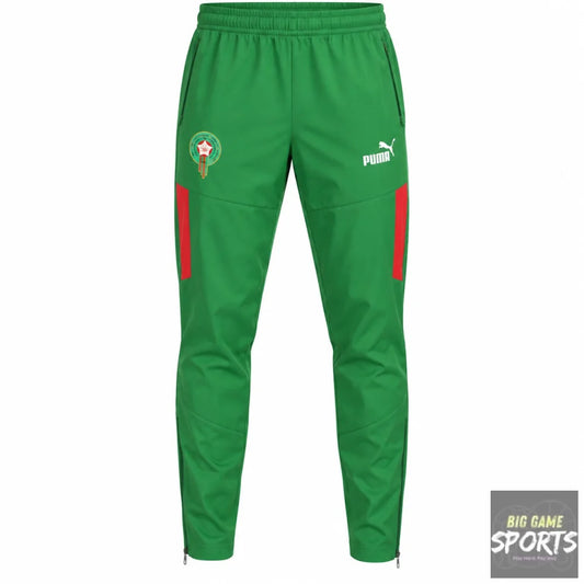Puma FRMF Morocco Football Men’s 2022/2023 Pre Match Woven Pants - Tracksuit Bottoms