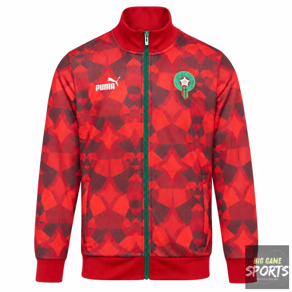 Puma FRMF Morocco Football Men’s 2023/2024 FtblCulture Full Zip Track Jacket - Jackets
