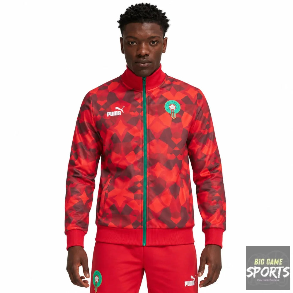 Puma FRMF Morocco Football Men’s 2023/2024 FtblCulture Full Zip Track Jacket - Jackets