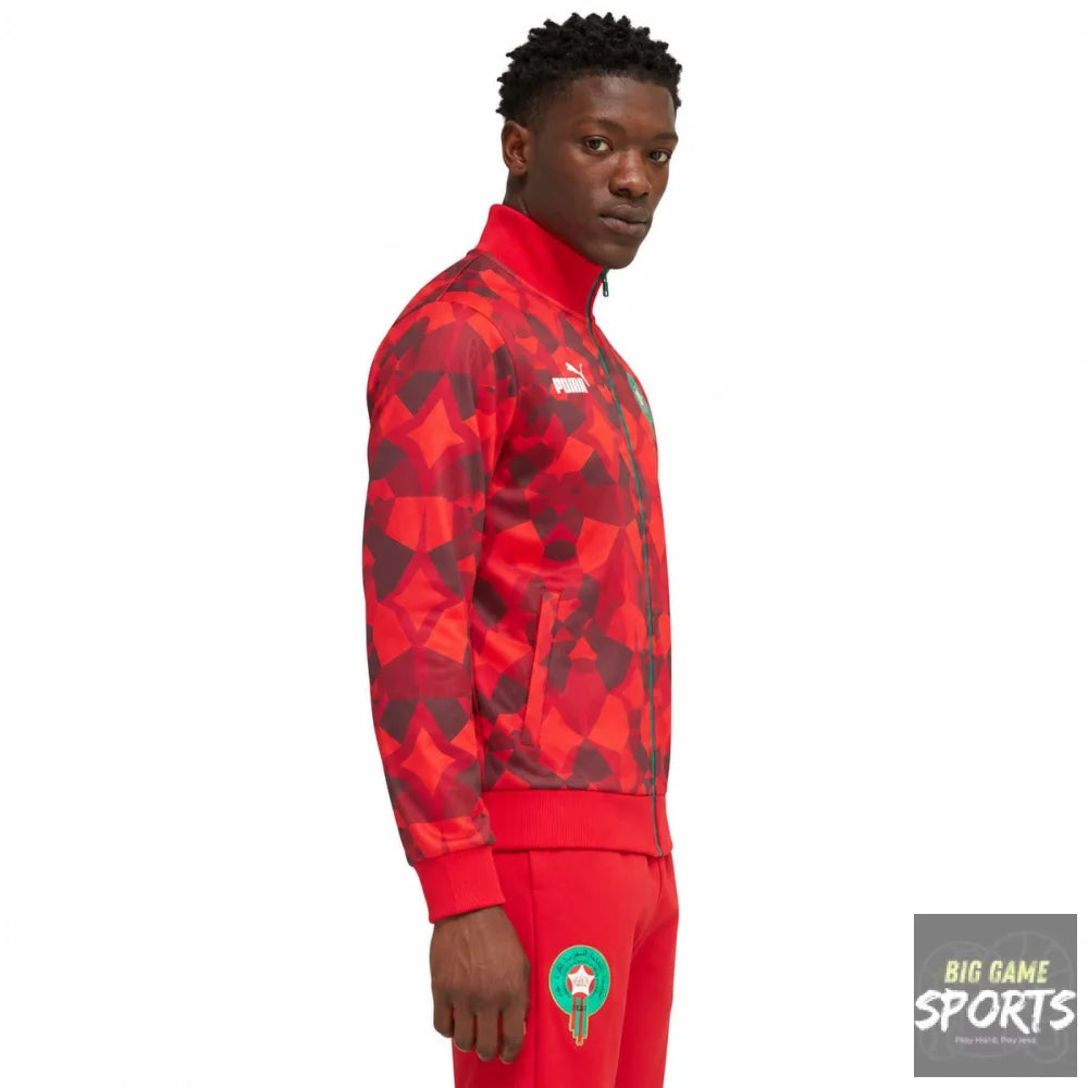 Puma FRMF Morocco Football Men’s 2023/2024 FtblCulture Full Zip Track Jacket - Jackets