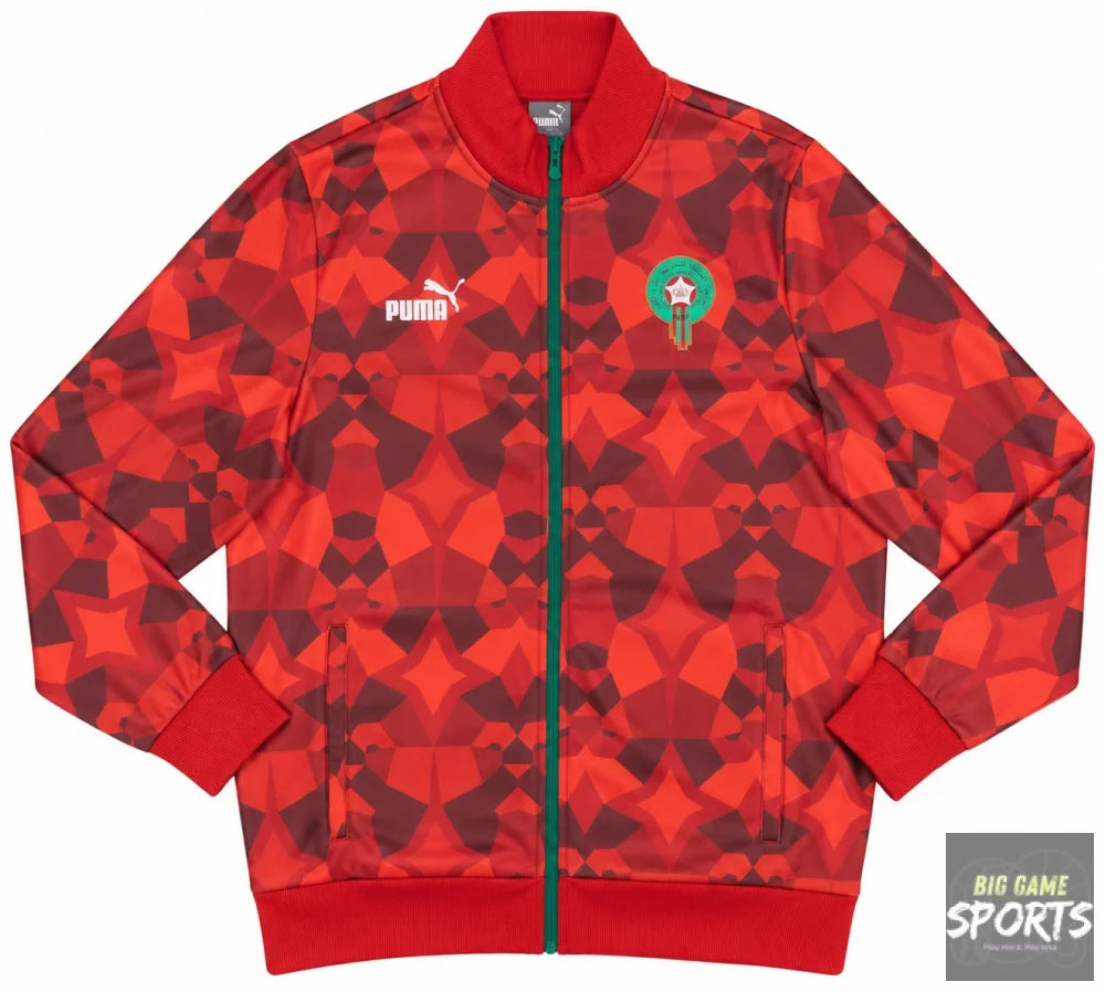 Puma FRMF Morocco Football Men’s 2023/2024 FtblCulture Full Zip Track Jacket - Jackets
