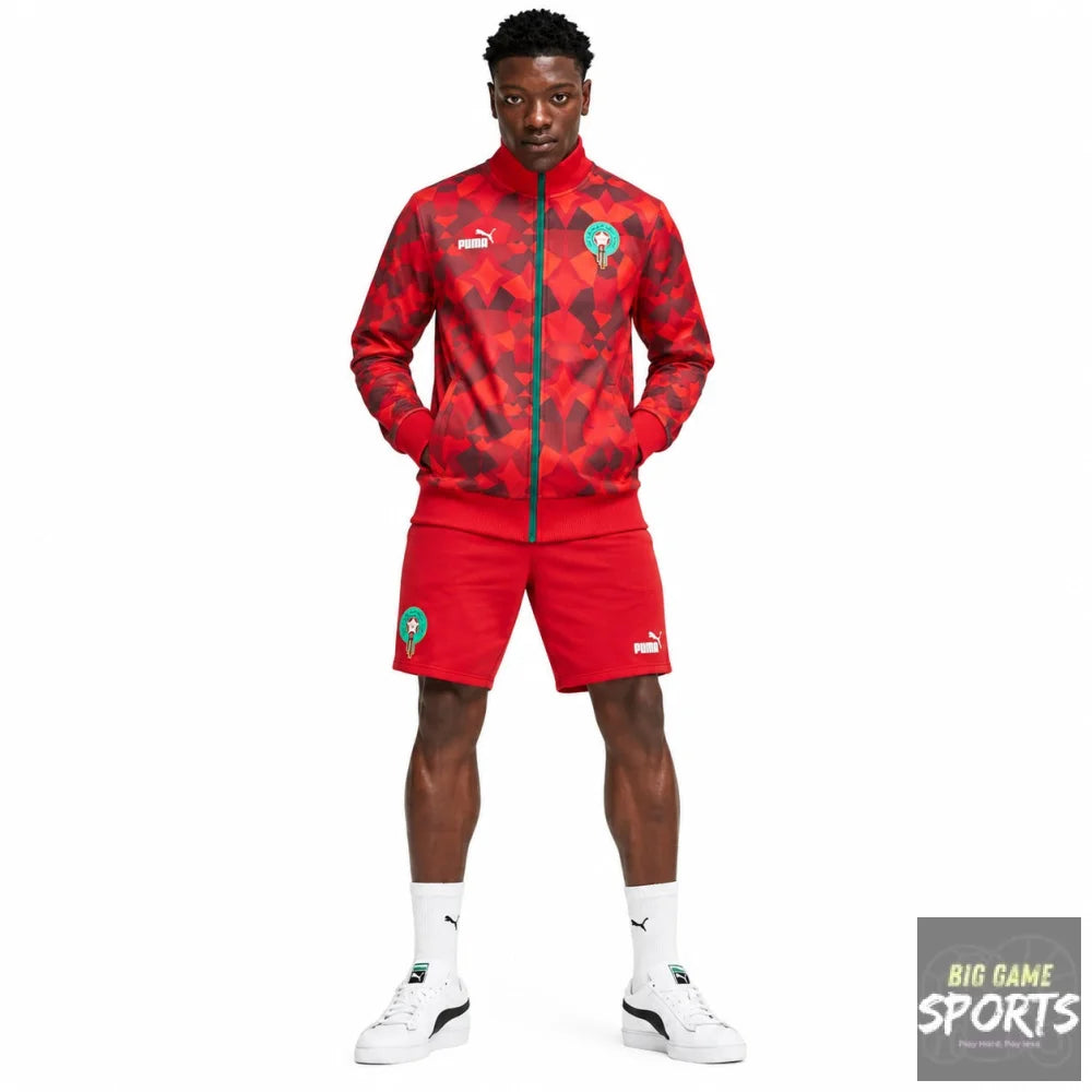 Puma FRMF Morocco Football Men’s 2023/2024 FtblCulture Full Zip Track Jacket - Jackets