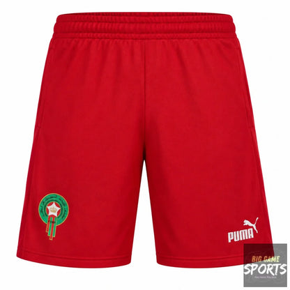 Puma FRMF Morocco Football Men’s 2023/2024 FtblCulture Shorts Zip Pockets - Shorts