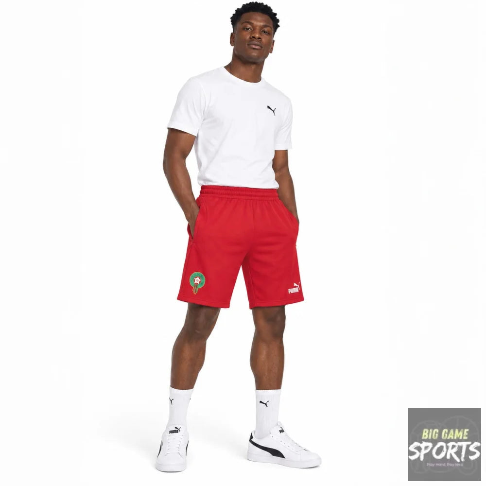 Puma FRMF Morocco Football Men’s 2023/2024 FtblCulture Shorts Zip Pockets - Shorts