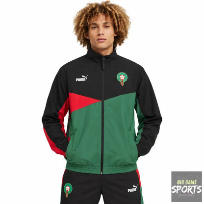Puma FRMF Morocco Football Men’s 2023/2024 Full Zip Woven Track Jacket - Jackets
