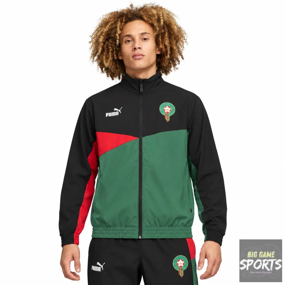 Puma FRMF Morocco Football Men’s 2023/2024 Full Zip Woven Track Jacket - Jackets