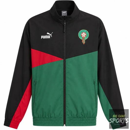 Puma FRMF Morocco Football Men’s 2023/2024 Full Zip Woven Track Jacket - Jackets