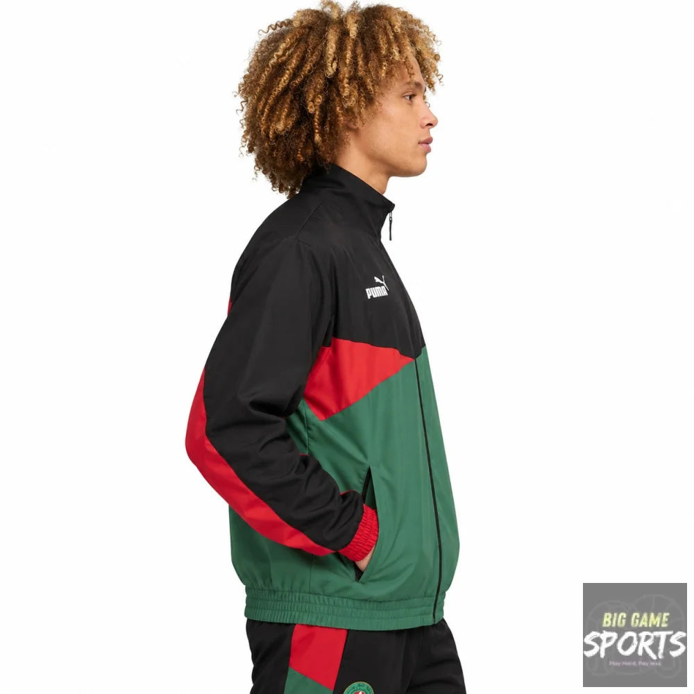 Puma FRMF Morocco Football Men’s 2023/2024 Full Zip Woven Track Jacket - Jackets