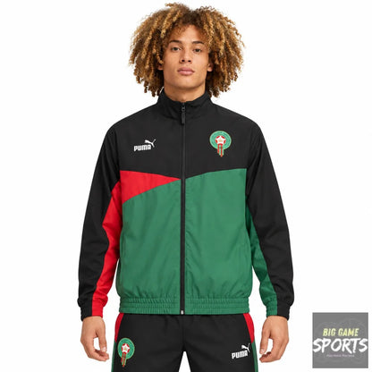 Puma FRMF Morocco Football Men’s 2023/2024 Full Zip Woven Track Jacket - Jackets