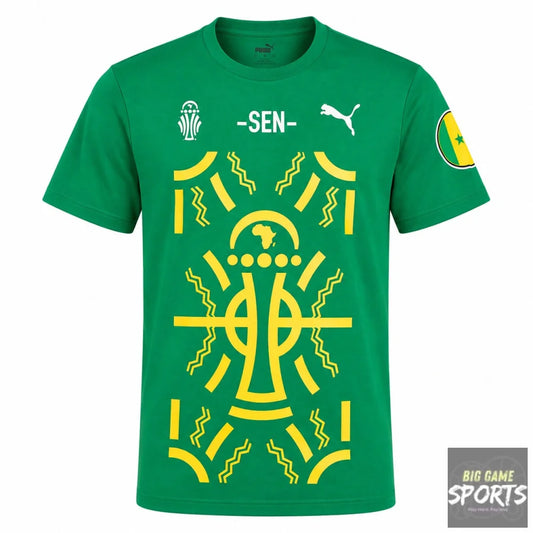Puma FSF Senegal Football TotalEnergies AFCON Supporters T-Shirt - T-Shirts
