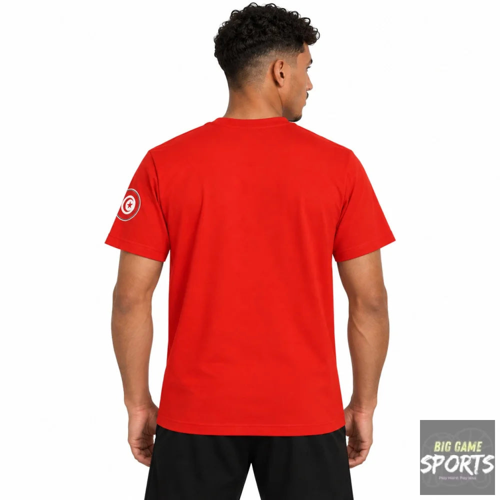 Puma FTF Tunisia Football TotalEnergies 2023 AFCON Supporters T-Shirt - T-Shirts