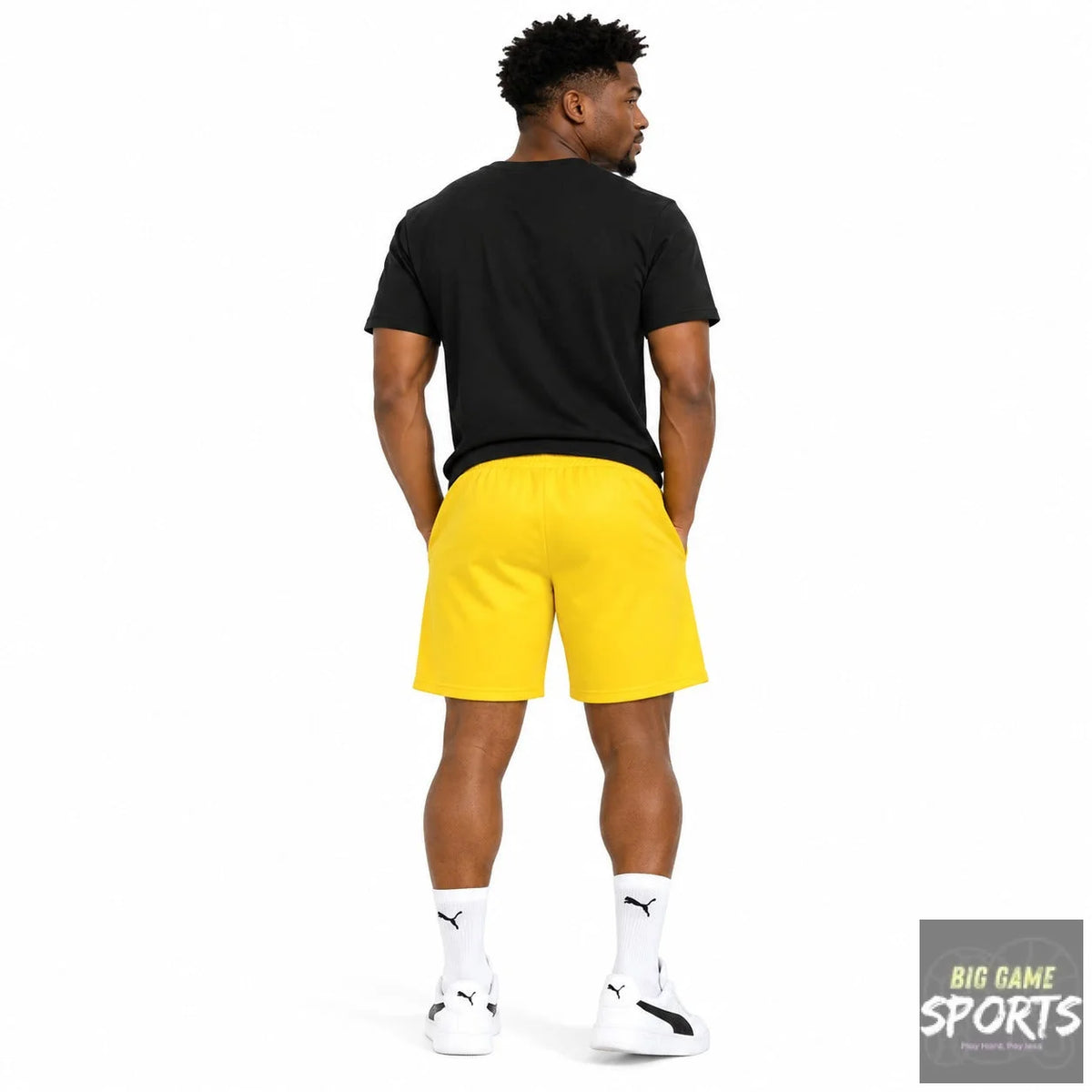 Puma GFA Ghana Football Men’s 2023/2024 FtblCulture Shorts Zip Pockets