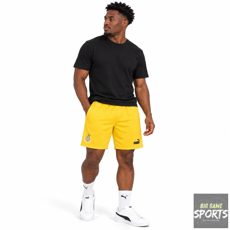 Puma GFA Ghana Football Men’s 2023/2024 FtblCulture Shorts Zip Pockets