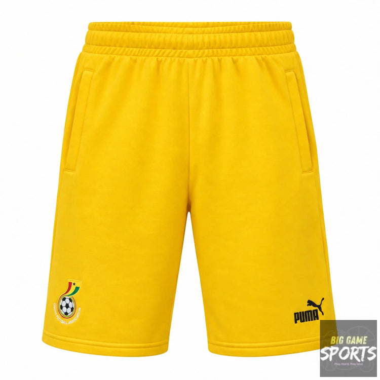 Puma GFA Ghana Football Men’s 2023/2024 FtblCulture Shorts Zip Pockets