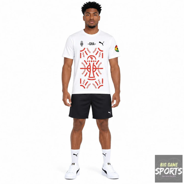 Puma GFA Ghana Football TotalEnergies 2023 AFCON Supporters T-Shirt - T-Shirts