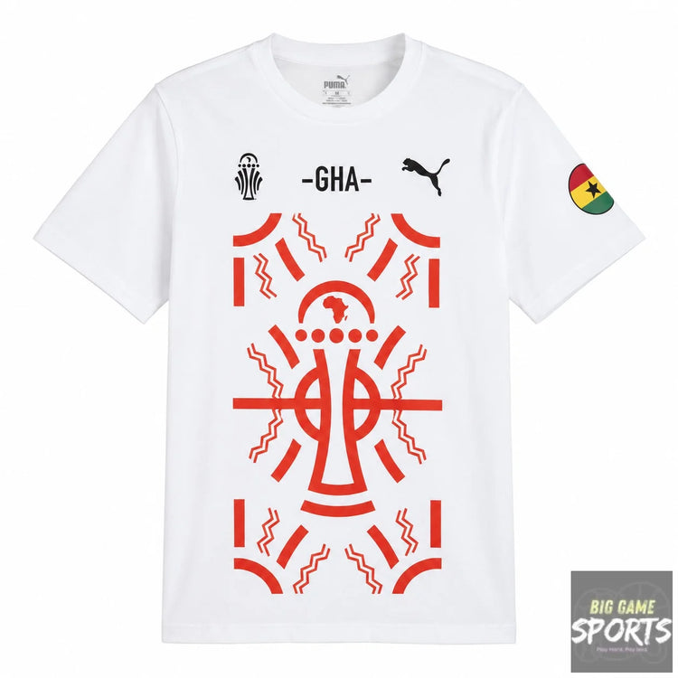 Puma GFA Ghana Football TotalEnergies 2023 AFCON Supporters T-Shirt - T-Shirts