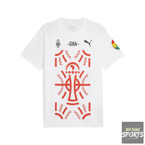 Puma CAF Ghana GFA TotalEnergies AFCON Supporters T-Shirt - T-Shirts
