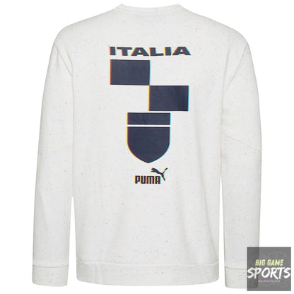 Puma Italy FIGC Men’s FtblCulture Crew Sweatshirt - S - Sweatshirts