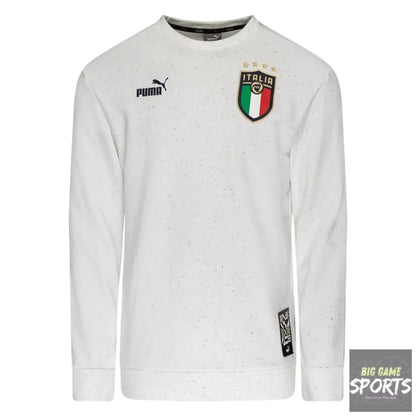 Puma Italy FIGC Men’s FtblCulture Crew Sweatshirt - S - Sweatshirts