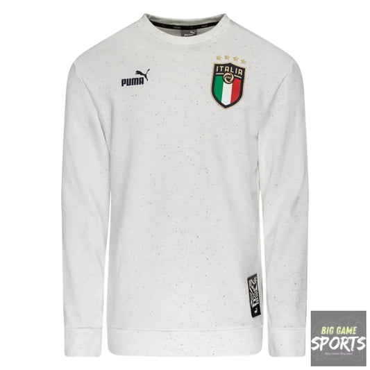 Puma Italy FIGC Men’s FtblCulture Crew Sweatshirt - S - Sweatshirts