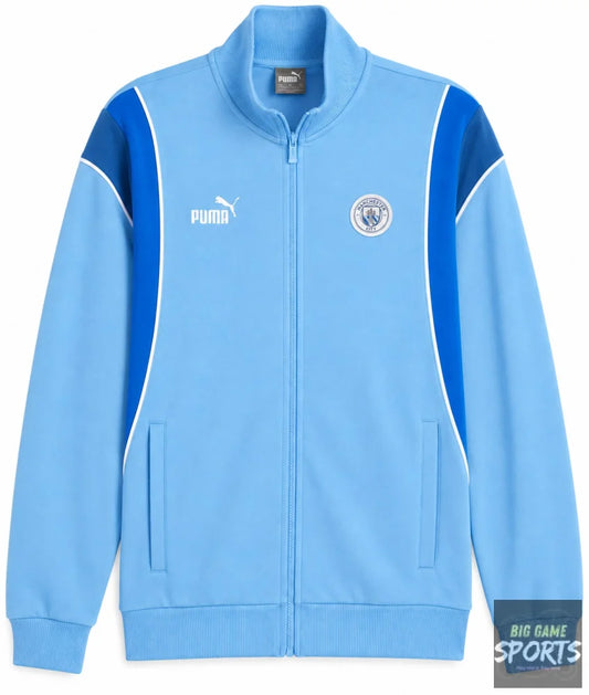 Puma Manchester City FC Men’s 2023/2024 FtblArchive Full Zip Track Jacket - Jackets