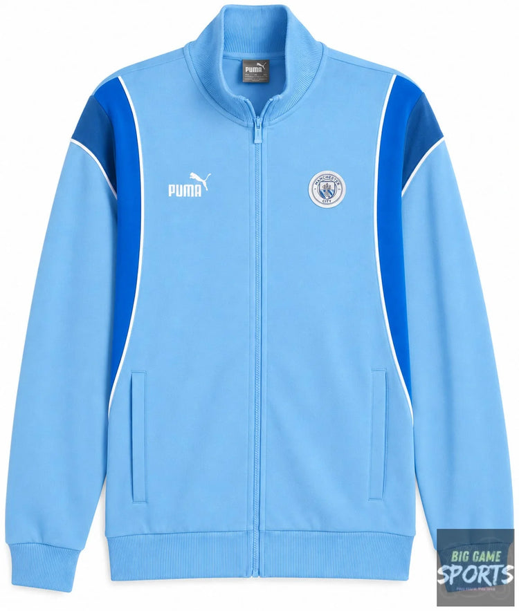 Puma Manchester City FC Men’s 2023/2024 FtblArchive Full Zip Track Jacket - Jackets