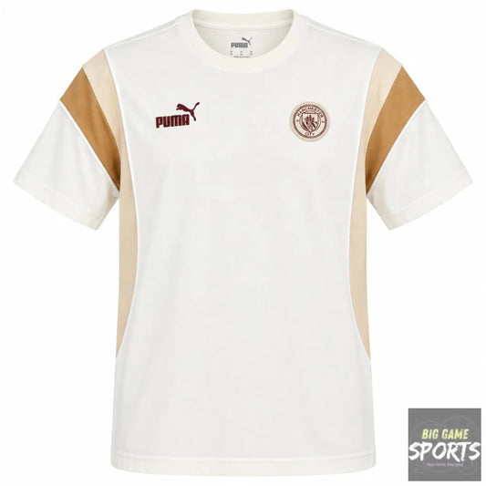 Puma Manchester City FC Men’s 2023/2024 FtblArchive T-Shirt - S - T-Shirts