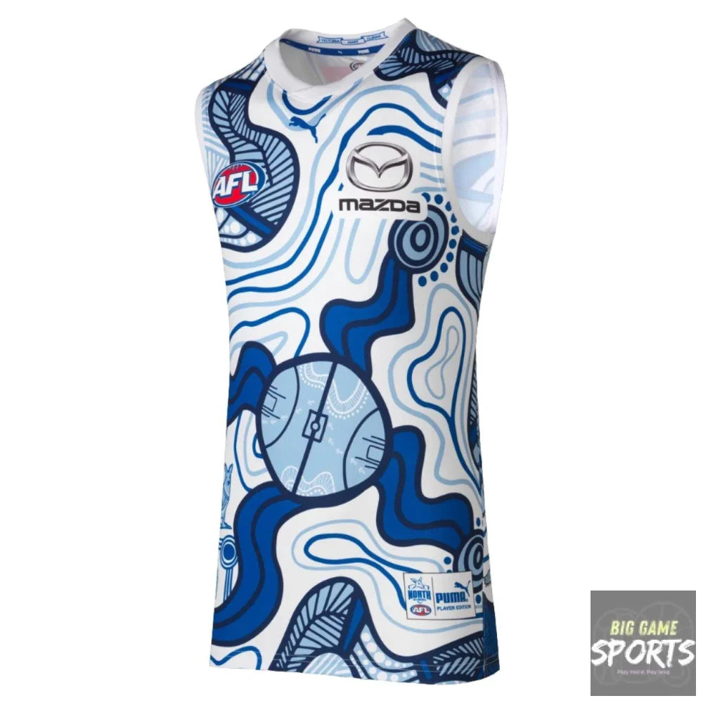 Puma North Melbourne Football Club Men’s Indigenous Guernsey - Guernsey
