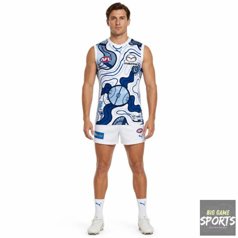 Puma North Melbourne Football Club Men’s 2023 Indigenous Guernsey - Guernsey