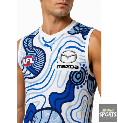 Puma North Melbourne Football Club Men’s 2023 Indigenous Guernsey - Guernsey